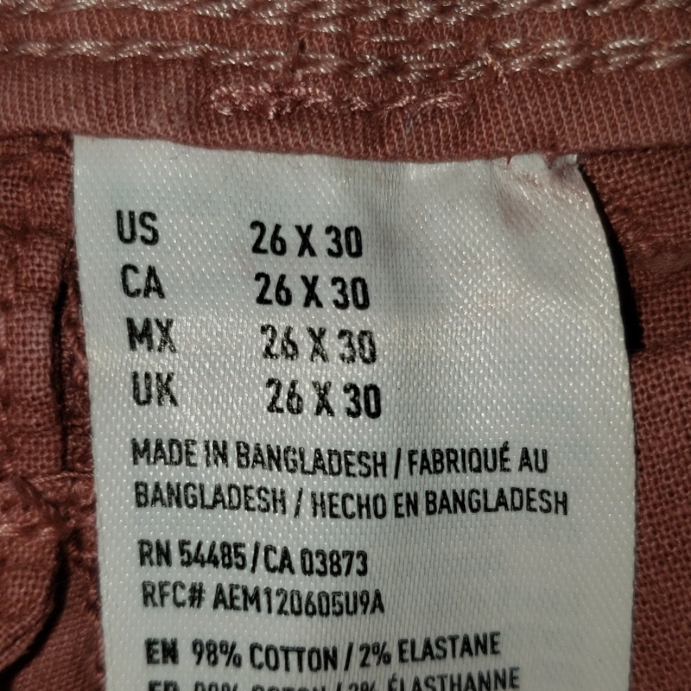 American Ealge Purple/Pinkish Khakis - Picture 4 of 4